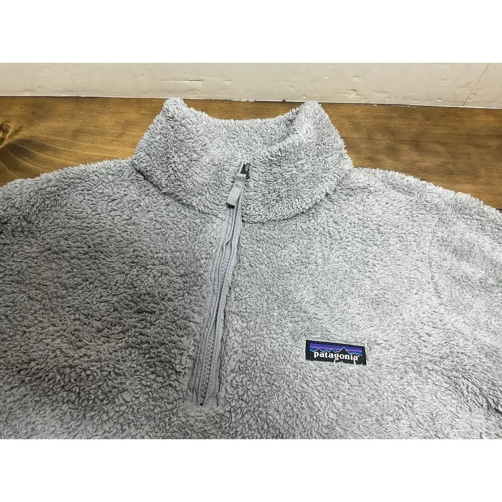 Patagonia Light Gray Women's Fleece 1/4 Zip Pullover